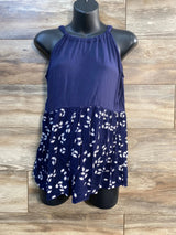 A Pea In The Pod Sleeveless Top Navy sz Medium