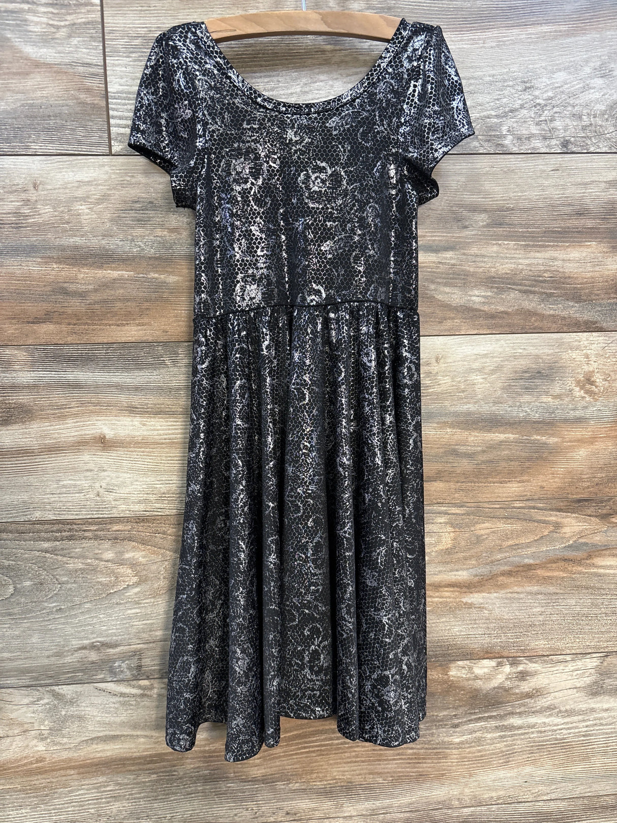 LuLaRoe x Dot Dot Smile Lucy Original Twirl Dress Black sz 5/6