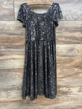 LuLaRoe x Dot Dot Smile Lucy Original Twirl Dress Black sz 5/6