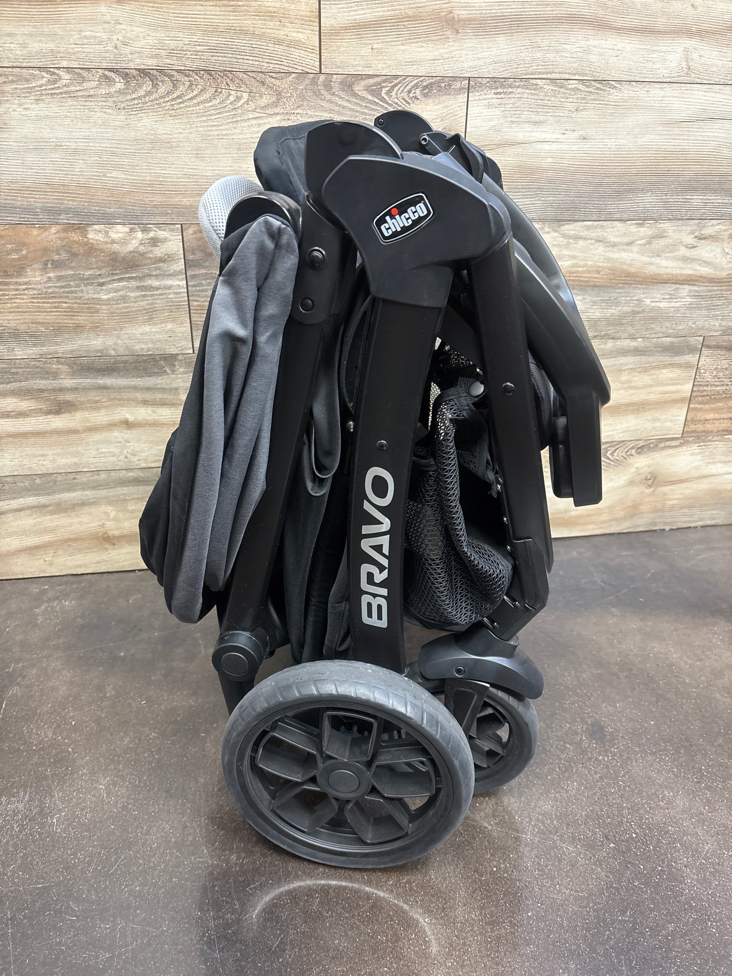 Bravo LE ClearTex Quick-Fold Stroller in Pewter