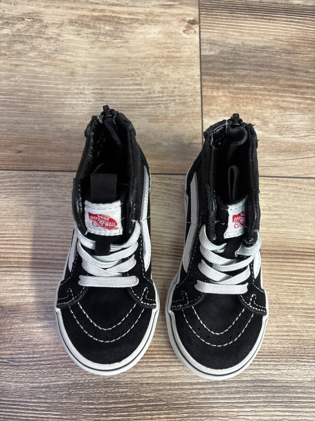 Vans Sk8-Hi Zip Shoes, Black sz 7c