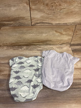 Mini Hop 2pk Bodysuit Grey sz 3m