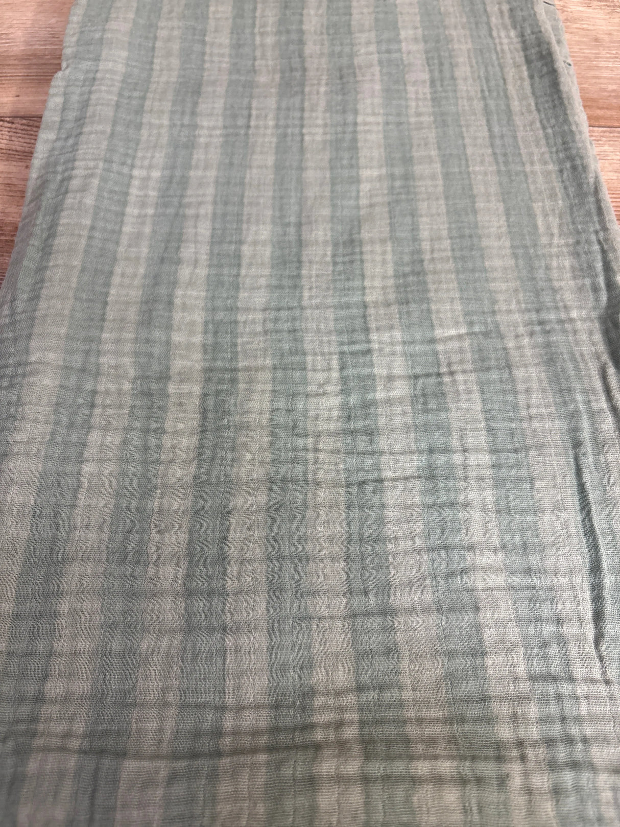 Cloud Island Muslin Swaddle Blanket, Green