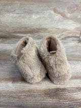 Old Navy Soft Sole Faux Fur Booties Tan sz 3/4c