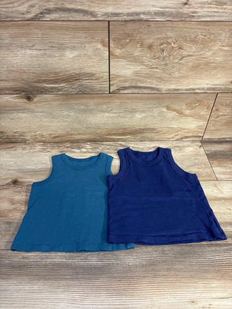 TU 2pk Tank Tops Blue sz 2-3T - Me n Mommy To Be
