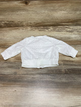 Cat & Jack Eyelet Jacket White sz Newborn