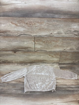 Zara Velour Long Sleeve Shirt Tan sz 3T