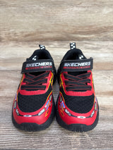Sketchers Skech Tracks Lightning McQueen, Red/Black sz 8c