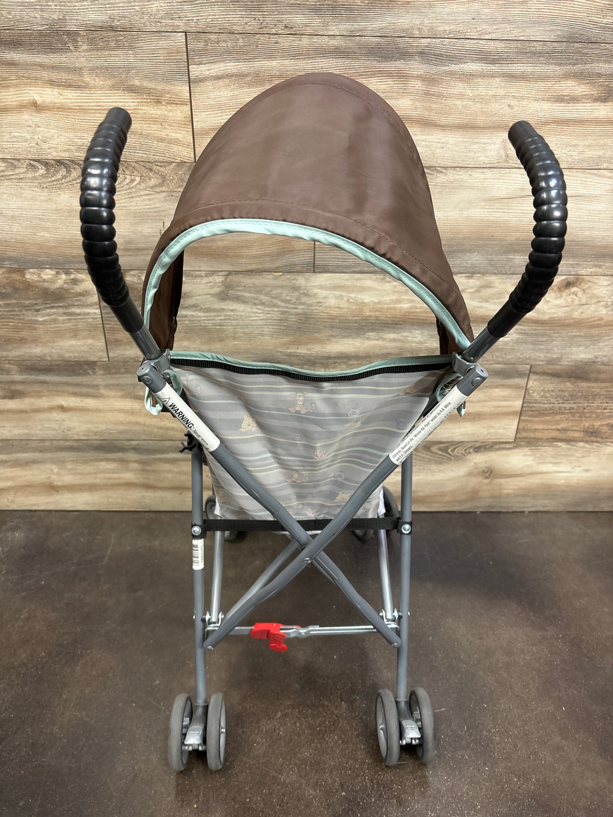 Disney Winnie The Pooh Umbrella Stroller w/ Canopy - Brown
