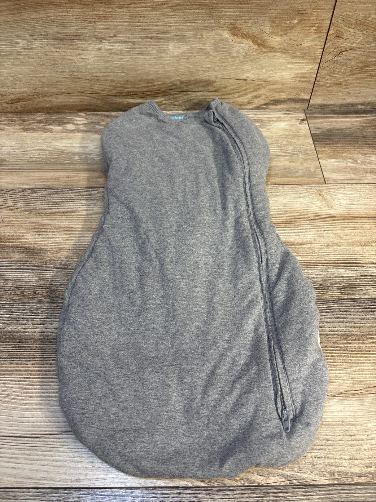 Happiest Baby Sleepea Comforter Swaddle Grey sz 2-4m (M 12-18 lb)