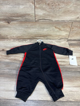 NEW Nike Active Taped Romper Black sz 3m
