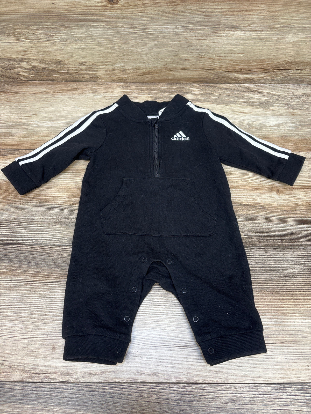 Adidas Half Zip Coverall Black sz 3m