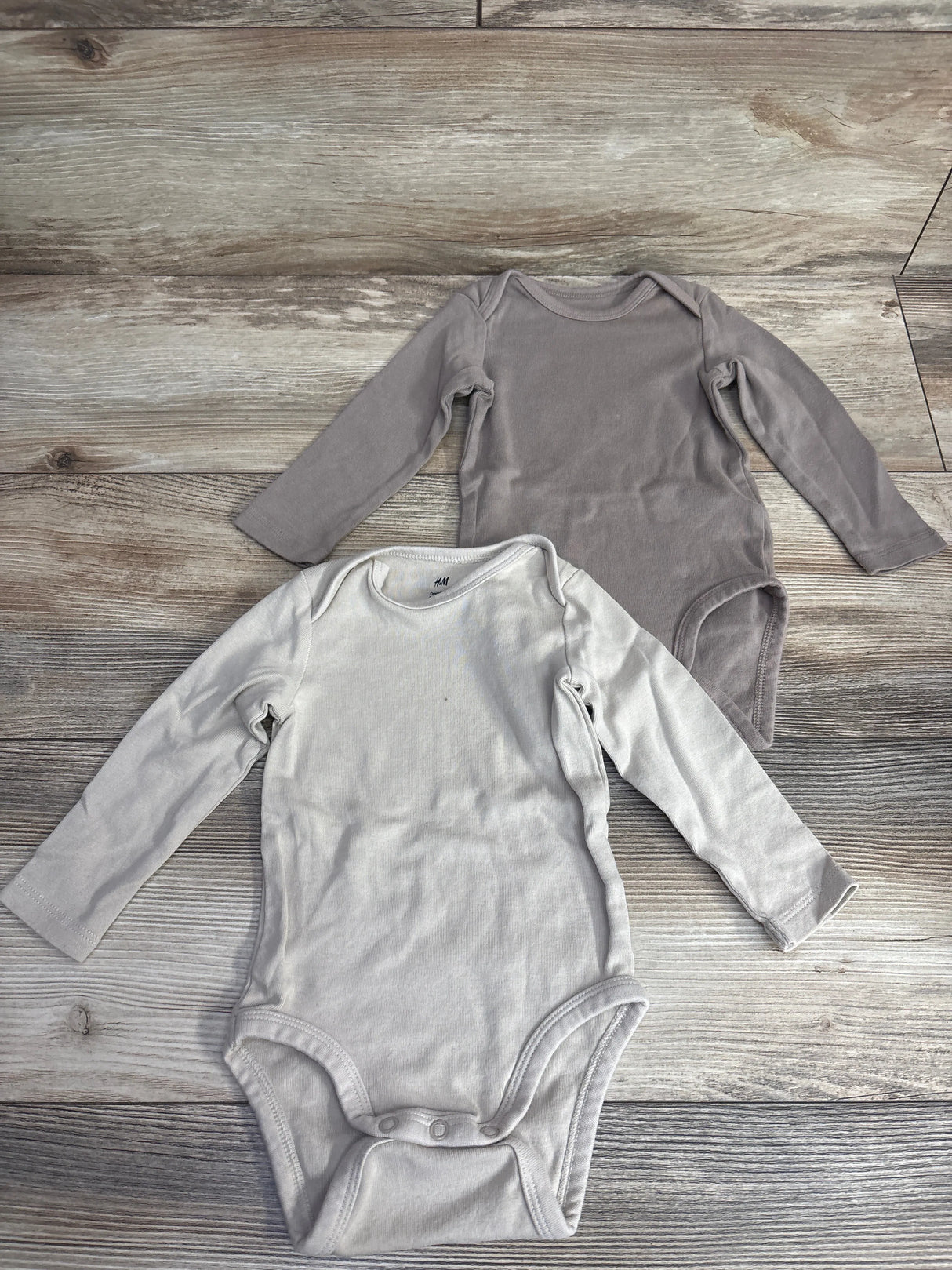 H&M Organic 2pk Bodysuit Set sz 6m