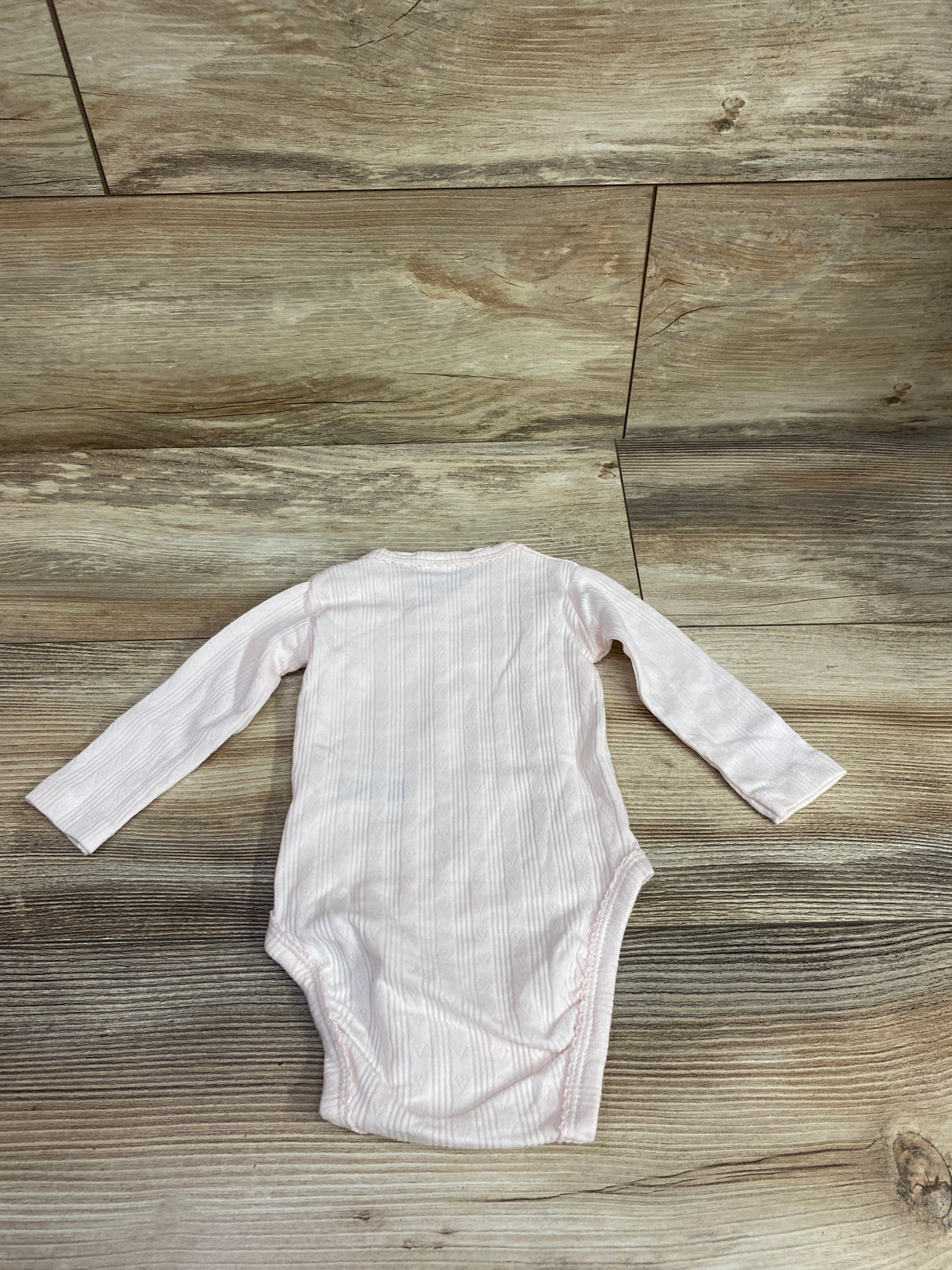 Zara Pointelle Kimono Bodysuit Pink sz 1-3m