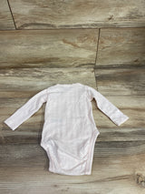 Zara Pointelle Kimono Bodysuit Pink sz 1-3m
