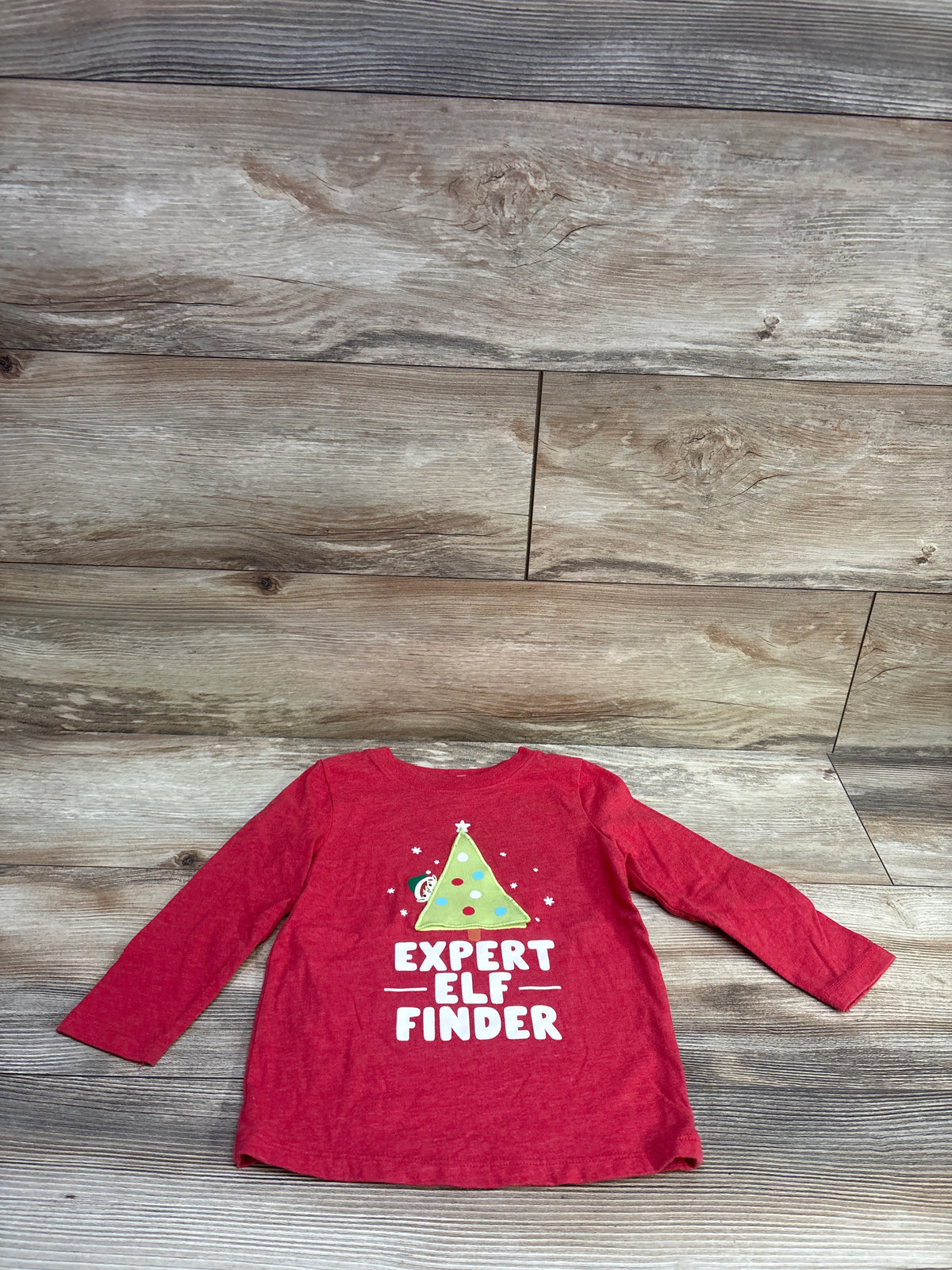Cat & Jack Interactive Christmas Shirt Red sz 3T