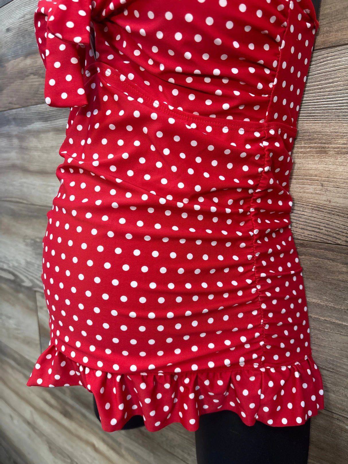 NEW Marina West 2pc Polka Dot Swimsuit Red sz Medium - Me n Mommy To Be
