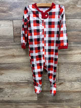 Checker Print Sleeper Red sz 24m