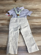 NEW Cat & Jack 4pc Suspender Set Gray sz 18m