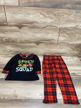 2pc Grinch Squad Shirt & Pants Set Black sz 3-4T