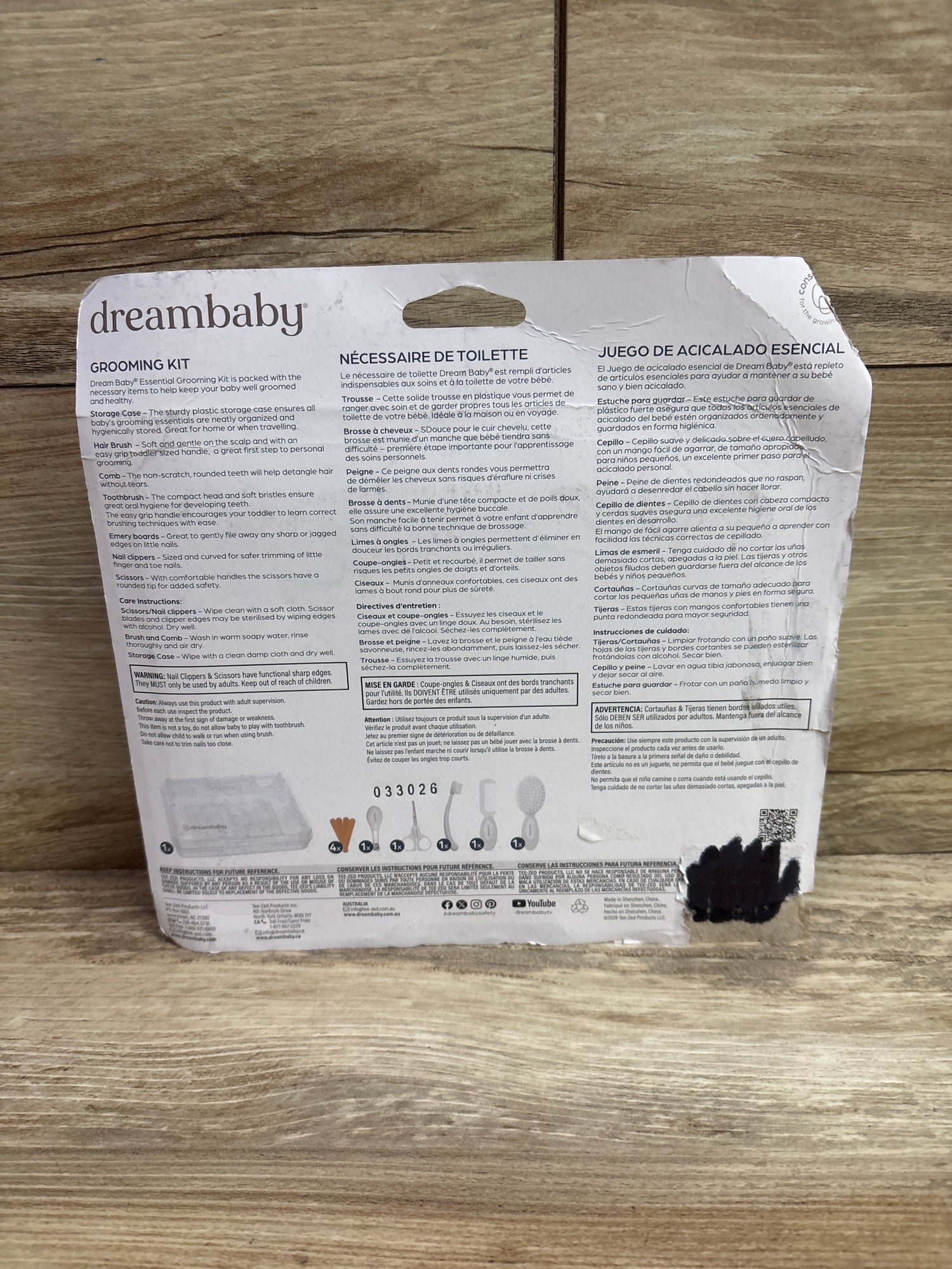 NEW Dreambaby Essential 10pc Baby Grooming Kit