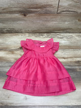 Cat & Jack Flutter Sleeve Dress Pink sz 6-9m