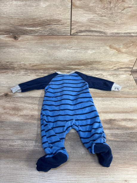 Carter's Little Brother Striped Blanket Sleeper Navy sz Newborn - Me n Mommy To Be