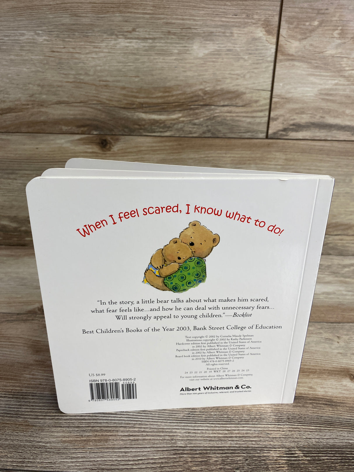 When I Feel Scared Board Book