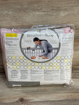 BreathableBaby Breathable Mesh Crib Liner in Pink Print - Me n Mommy To Be