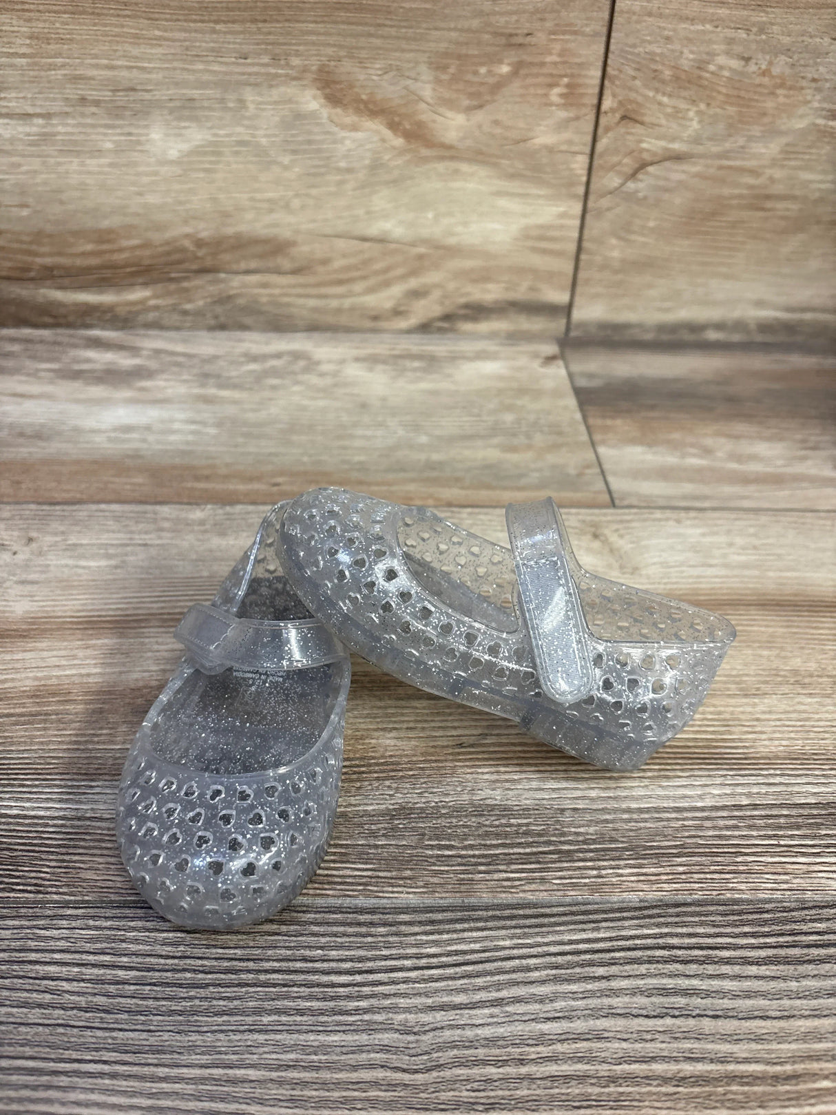 Old Navy Fruity Scented Jelly Mary-Jane Flats Clear sz 5c