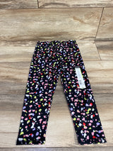 NEW Okie Dokie Black Pebble Print Leggings sz 4T