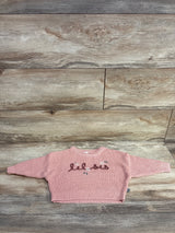 Modern Moments Chunky Knit Sweater Pink sz 6-9m
