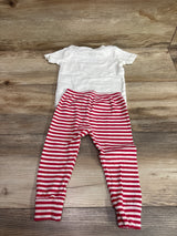 Carter's 2pc Pajama Set White sz 12m