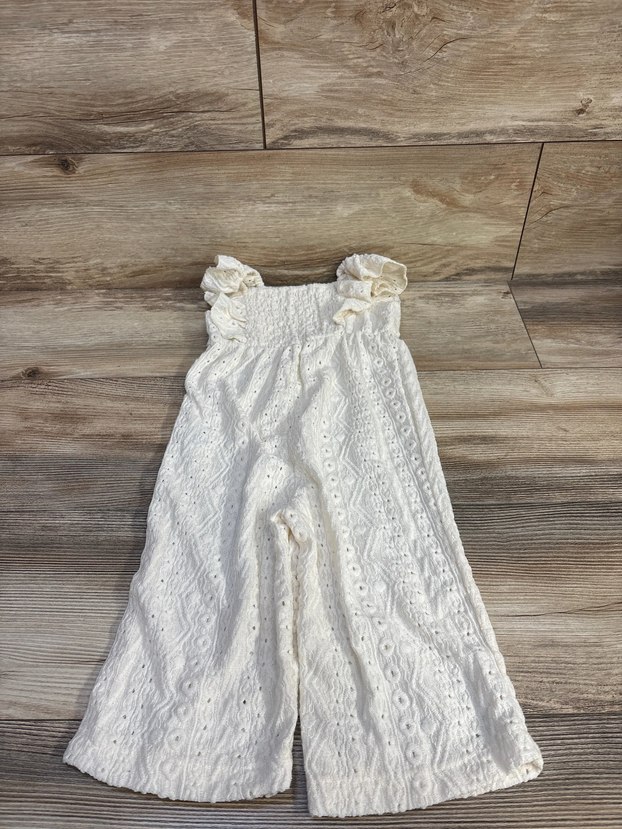 Shein Textured Jumpsuit Ivory sz 12-18m