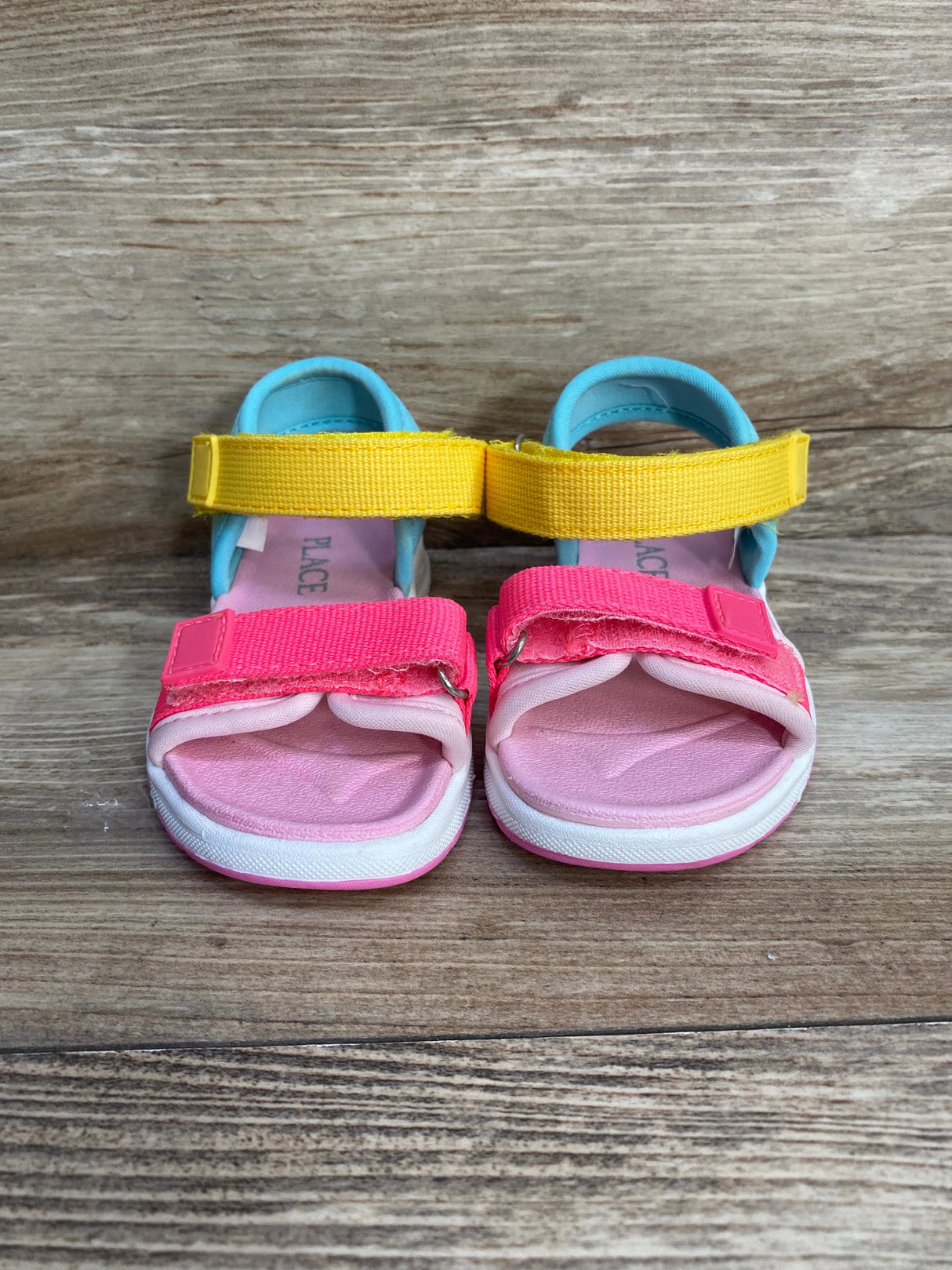 Children's Place Colorblock Sandals Pink sz 6c