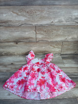 NEW B by Bonnie Jean Embroidered Floral Dress White sz 2T