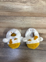 Child Of Mine Plush Slippers White sz 1c