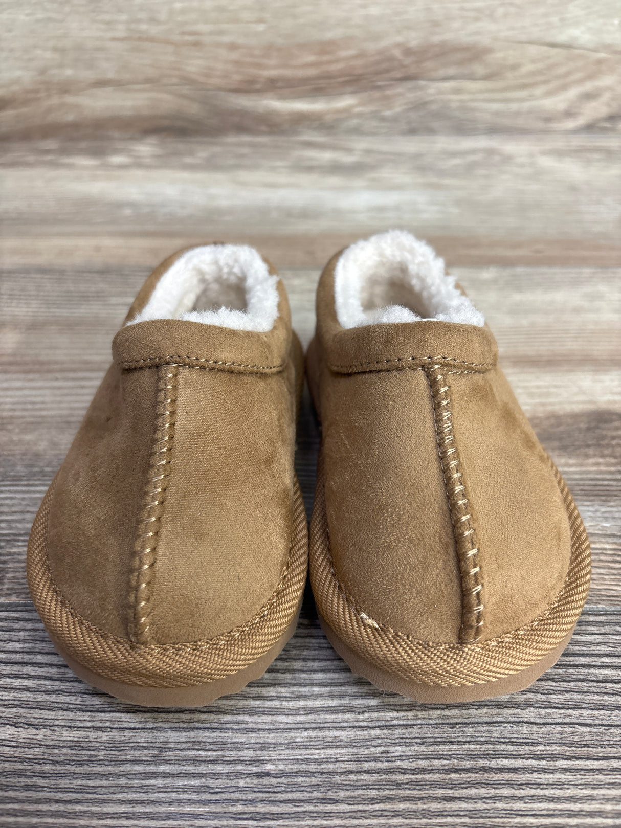 Cat & Jack Faux Suede Clogs Brown sz 5c