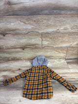 Old Navy Hooded Flannel Yellow sz 3T