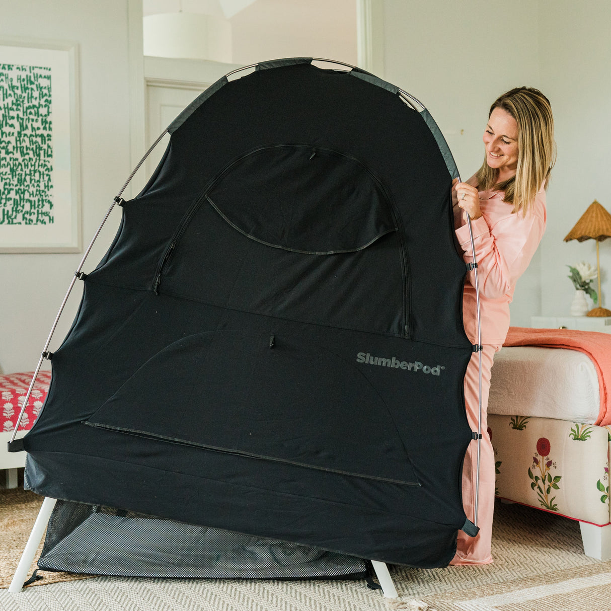 SlumberPod Blackout Sleep Tent, Black