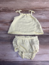 Cat & Jack 2pc Sleeveless Top & Bloomers Yellow sz 18m - Me n Mommy To Be
