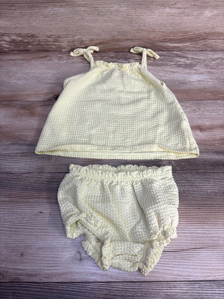 Cat & Jack 2pc Sleeveless Top & Bloomers Yellow sz 18m - Me n Mommy To Be