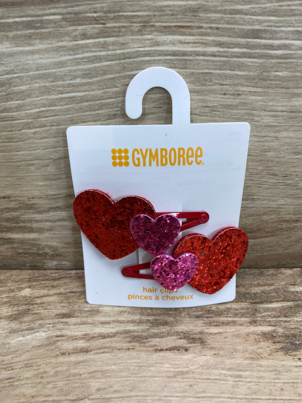 NEW Gymboree Hair Clips 2Pk Red/Pink