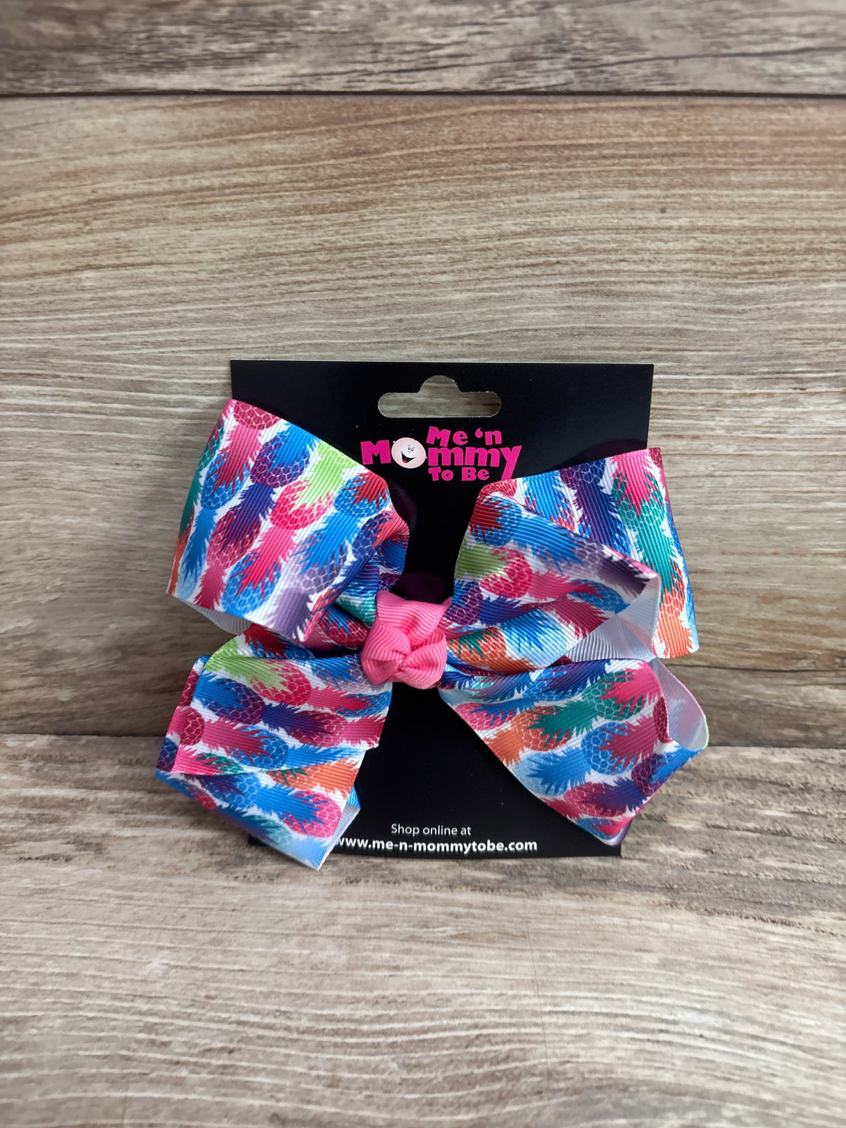 NEW Large Pineapple Print Hair Bow