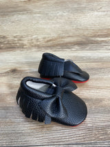 Baby Soft Sole Leather Moccasins Black sz 1/2c