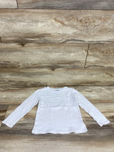 Old Navy Long Sleeve Waffle Knit Shirt White sz 5T