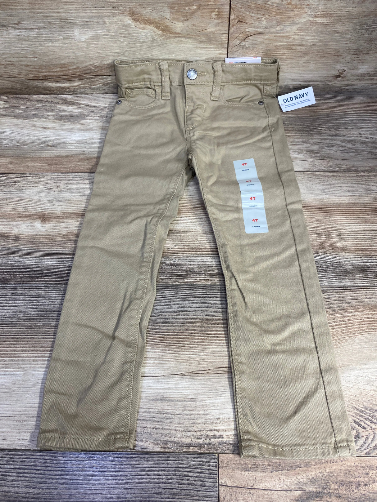 NEW Old Navy 360 Stretch Skinny Jeans Tan sz 4T