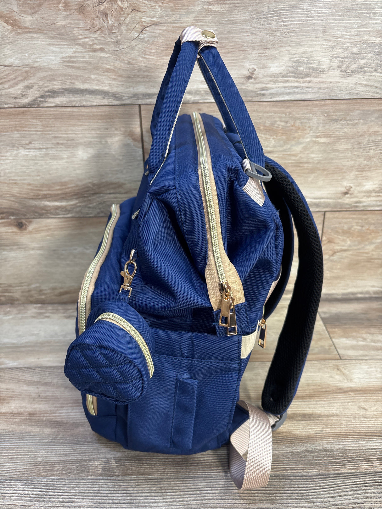 ROSEGIN Diaper Bag Backpack with Changing Pad - Navy