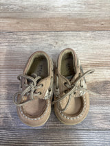 Sperry Bluefish Crib Jr Boat Shoes Tan sz 2c