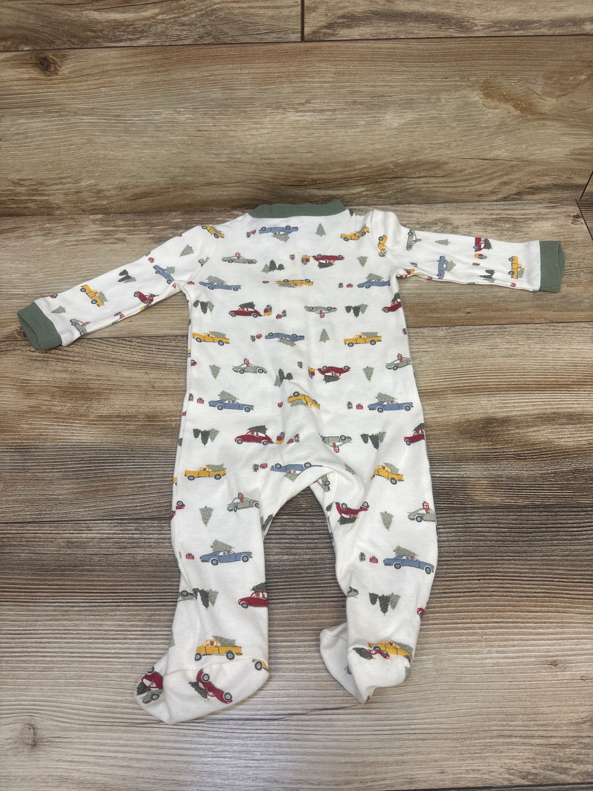 Chick Pea Organic Snap Sleeper Ivory sz 3-6m